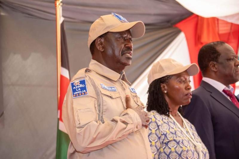 File image of Raila Odinga